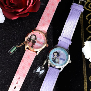 Authentique Montre-bracelet Demon Slayer <span class=keywords><strong>Kimetsu</strong></span> <span class=keywords><strong>No</strong></span> <span class=keywords><strong>Yaiba</strong></span> Boîte Mystère Ensemble Complet <span class=keywords><strong>8</strong></span> Montres à Quartz Anime Régulières + Secrétes Cadeau de Collection - Product Image 5
