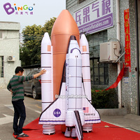 Globo Inflable Resistente con Forma de Nave Espacial, Modelo Inflable Personalizado, Cohete Inflable Gigante para Publicidad y Decoración de Eventos