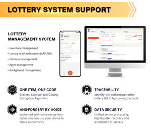 Services d'impression numérique de conception de jeu gratuits pour les commandes en gros de cartes à gratter Lotto personnalisées - Product Image 5