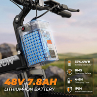 VARUN M26-3PRO Vélo Électrique Pliable Personnalisable 26'' Double Suspension 50KM Autonomie Étendue 500W US Adulte Montagne Urbain