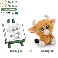 Boneka Plush Custom Kelian OEM Unik, Hewan Boneka Mini Lembut, Mainan Plush Lembut untuk Anak, Boneka Hewan Plush Grosir