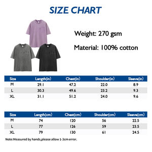 Vintage <b>Pocket</b> Heavyweight Tee 2025SS 270GSM Washed 100% Cotton - Product Image 4