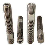 Pernos y Tuercas de Titanio GR5 M8*55mm de Alta Calidad, Pernos de Doble Extremo con Cabeza Hexagonal, Pernos de Rueda en Oferta