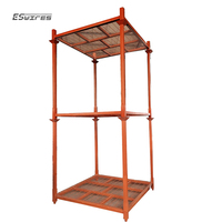 Support de rangement de pneus, dispositif d'entrepôt robuste en métal et en acier, détachable, enduit de poudre, camion à empiler, étagère de rangement