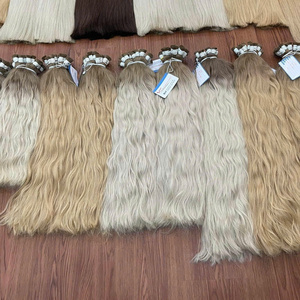 Super promotion : Extensions de cheveux humains vietnamiens naturels ondulés, couleur tendance, super soyeux, sans nœuds, sans perte, prêts à être expédiés - Product Image 3