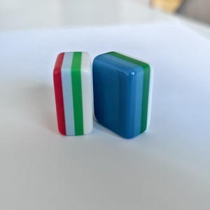Juego de Mahjong Personalizado de Lujo 2026, 160 Fichas Opacas Exclusivas con Diseño Grabado y Color de 4 Capas, Regalo Premium Moderno Hecho de Melamina - Product Image 5
