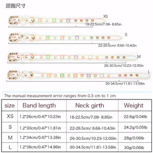Correa ajustable <span class=keywords><strong>de</strong></span> <span class=keywords><strong>cuero</strong></span> PU Collar <span class=keywords><strong>para</strong></span> mascotas con tachuelas cuadradas Patrón sólido Collar sostenible Accesorios <span class=keywords><strong>para</strong></span> mascotas <span class=keywords><strong>para</strong></span> gatos <span class=keywords><strong>Perros</strong></span> pequeños - Product Image 4