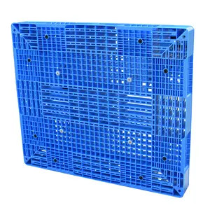 heavy duty open deck stackable grid reusable double face plastic pallet for food and beverage