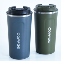 Mug de voyage en acier inoxydable à double paroi sans BPA, tasse à café thermique