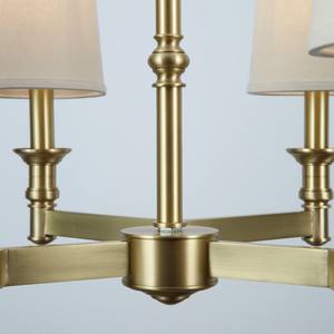 Lámpara de Techo Colgante LED de Cobre Minimalista Personalizada, con Tela Dorada y Acabado en Latón Antiguo, para Comedor, Cocina y Techos Altos - Product Image 3