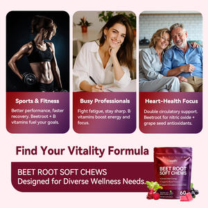 เทคโนโลยีอิมัลซิไฟเออร์น้ำมันสูตรเฉพาะสำหรับผลิตภัณฑ์แบรนด์ส่วนตัว ลูกอมบีทรูทเนื้อนุ่ม ช่วยเสริมสร้างการเผาผลาญพลังงาน สูตรปรับแต่งได้ตามความต้องการจากโรงงาน - Product Image 6