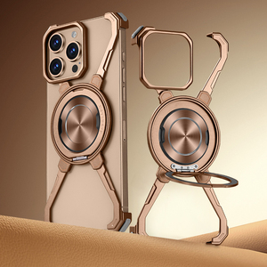 Mở Rộng Ma Thuật Claw Kim Loại Bảo Vệ Trường Hợp Điện Thoại Sạc Không Dây Hỗ trợ Đối Với iPhone 16 Pro Max - Product Image 2