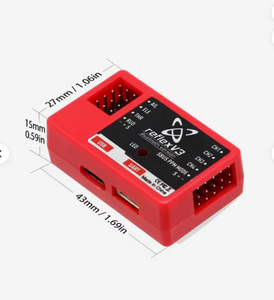 Controlador de Vuelo FMS Reflex <span class=keywords><strong>V3</strong></span> con Estabilizador de Giro, Control Remoto para Aeronaves RC, Funcionalidad de Giro Fijo para Drones y Helicópteros FMS Warbird - Product Image 4