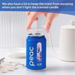 Velas de cera de soja modernas al por mayor con logotipo personalizado, velas perfumadas divertidas hechas a mano para decoración del hogar, bodas y Navidad - Product Image 6