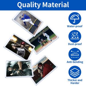Étui de protection semi-rigide transparent en PVC avec logo personnalisé pour cartes à collectionner et gradées – 1 unité - Product Image 4