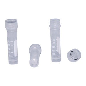 Tubos Criogénicos Yuwei Biotechnology de 1.25 ml, Fondo Plano, Graduados, de Plástico, para Recolección de Muestras, con Tapas, Paquete de 500 - Product Image 4