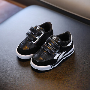 Chaussures de sport pour enfants à semelle souple en cuir non PU, baskets de créateurs pour garçons, idéales pour l'école et la marche - Product Image 3