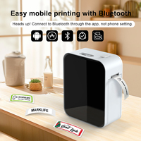 Marklife P15 Mini Impresora Portátil de Código de Barras 15mm Máquina de Etiquetas Adhesivas de Papel Térmico con USB + Interfaz 203DPI en Stock