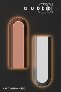 Hiện đại nghệ thuật nhôm Đèn tường cho phòng ngủ lối đi quầng ánh sáng nền cho phòng trưng bày phòng trưng bày được thiết kế cho kiến trúc sư - Product Image 3