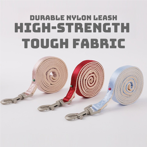 समायोज्य लक्जरी नरम पेंड नायलॉन पालतू कॉलर और लीश थोक त्वरित रिलीज दैनिक चलने की सांस लेने योग्य - Product Image 4
