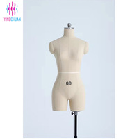 Mannequin de Couture Professionnel Féminin Demi-Corps Réglable