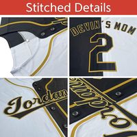 Maillot de baseball personnalisé New York bleu marine et blanc à rayures fines avec boutons intégraux en polyester par sublimation pour hommes et jeunes, sans logo officiel