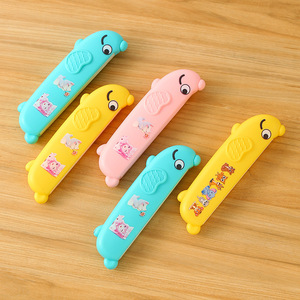 Harmonica de dessin animé, instrument à vent en plastique pour enfants, jouet d'éducation précoce, 2-4 ans, unisexe - Product Image 3