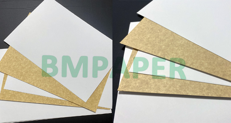 16PTS 20PTS One Side White Kraft Back Cardboard For Boxes 90 X 125cm