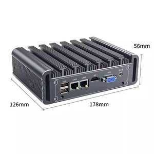 Topton Metal Fanless <b>Mini</b> <b>PC</b> Intel i7 1195G7 i3 1115G4 Pentium 7505 Celeron J6412 N4100 Dual LAN 2xCOM DDR4 Industrial Computer - Product Image 2