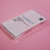 Boîtes d'emballage transparentes pliables en PVC PET Acétate pour étuis de téléphone – Boîtes en PVC