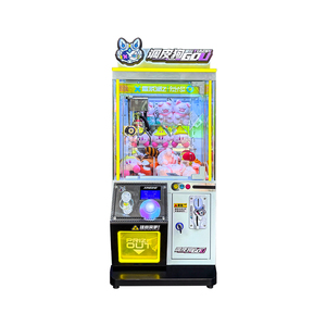 Mini Claw cần cẩu búp bê máy phong cách mới Arcade đồng tiền hoạt động kim loại trò chơi bán hàng tự động <span class=keywords><strong>s</strong></span>ân chơi trẻ em trung tâm trò chơi tủ gỗ - Product Image 3
