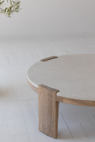 Table basse en bois de chêne de style industriel antique, table basse japonaise, table basse carrée, ensemble de tables basses