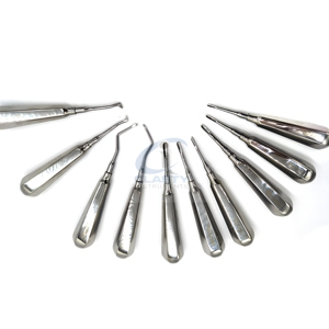 CLASTY INSTRUMENTS Élévateur dentaire en acier inoxydable, extracteur manuel de pointe apicale pour extraction dentaire, instrument de luxation certifié CE - Product Image 1