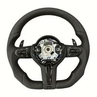 Volant adapté aux BMW F01 F15 F16 F22 F30 F10 F31 F20 E60 E90, en cuir, accessoires de voiture sportifs
