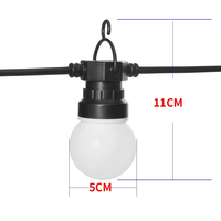 Lampe décorative 3D à LED DC12V RVB, lumière LED pixel cristal 3D, boule LED RVB 3D