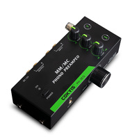 Préamplificateur Phono RCA avec Prise en Charge des Cartouches MM/MC, Réglage Tri-fréquence, Entrée/Sortie XLR à Cinq Broches, Amplificateurs Multifonctions Micro/Ligne