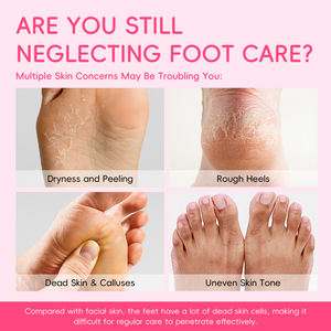 LAIKOU JAPAN SAKURA <span class=keywords><strong>FOOTMASK</strong></span> HYDRATANT Éclaircissant Hydratant Soins de la peau Gommage exfoliant Cosmétique Masque exfoliant pour les pieds - Product Image 4