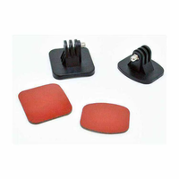 Logo/emballage personnalisés disponibles : Base de montage adhésive plate et incurvée pour casque, kit vélo pour GoPro Hero 13 12 Insta360 X4 DJI Action