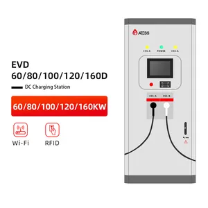 ATESS 7 pouces écran tactile 60kw 80kw 100kw chargeur électrique station de voiture ev charge 50kw