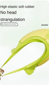 Gorro de <span class=keywords><strong>Baño</strong></span> Ajustable, Impermeable y Suave para Niños, Gorro de Ducha para Bebés - Product Image 5