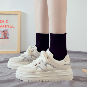 Nuevos Zapatos Versátiles Estilo Dad para Mujer con Tacones Gruesos y Elevados, Transpirables, a la Moda, para Primavera y Otoño, Envío Directo Internacional - Product Image 5