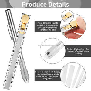 Outil de marquage promotionnel <span class=keywords><strong>ardoise</strong></span> écriture <span class=keywords><strong>craie</strong></span> pas cher pierre <span class=keywords><strong>stylo</strong></span> stéatite crayon pour <span class=keywords><strong>ardoise</strong></span> matériel métal étiquettes marquage - Product Image 3