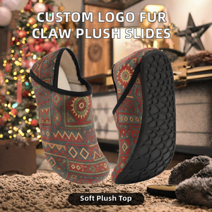 Pantuflas Personalizadas con Logotipo, Pantuflas de Casa con Forro de Felpa Suave, Zapatos Tipo Mule para Interiores - Product Image 2