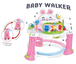 Chaise de saut de haute qualité Happy Rabbit & Owl Jumper rond pour bébé Trotteur pour bébé - Product Image 5