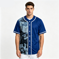 Grosir Kustom Murah Belanja Online Jersey Baseball Dewasa Seragam Baseball Pakaian Olahraga Pria