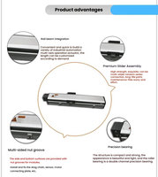 KNK Système de portique XYZ anti-poussière Vis à billes Guide linéaire Table coulissante linéaire Bras de machine industriel coulissant à 4 axes