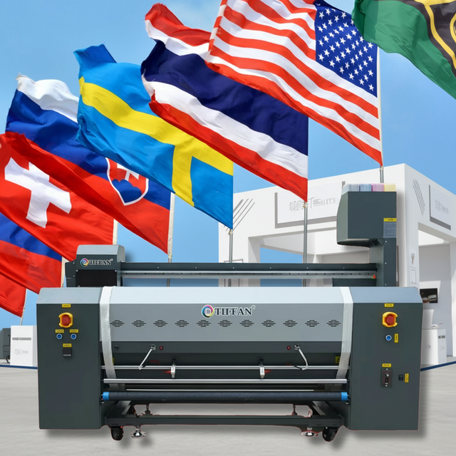 Factory Directly Sale Flag Banner Beach Textile High Speed Flags Printer Direct to Fabric I3200 1.3m Large Width Flags Printer