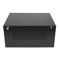 Boîtier industriel mural MACASE T429F-1 IPC 1U, design spacieux, ventilateurs, boîtier d'ordinateur vide, prise en charge de l'alimentation flexible, stock disponible