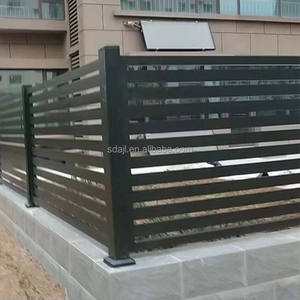 Su misura di alta qualità in lega di alluminio guardrail e recinzioni con Design semplice <span class=keywords><strong>per</strong></span> giardino esterno guardrail - Product Image 4