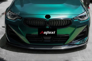 Spoiler Anteriore in Fibra di Carbonio Stile AD per BMW <span class=keywords><strong>Serie</strong></span> <span class=keywords><strong>2</strong></span> G42 M240i Coupé 2023+, Kit Carrozzeria per Aggiornamento Paraurti Anteriore - Product Image 3